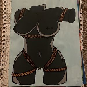 Roped women art